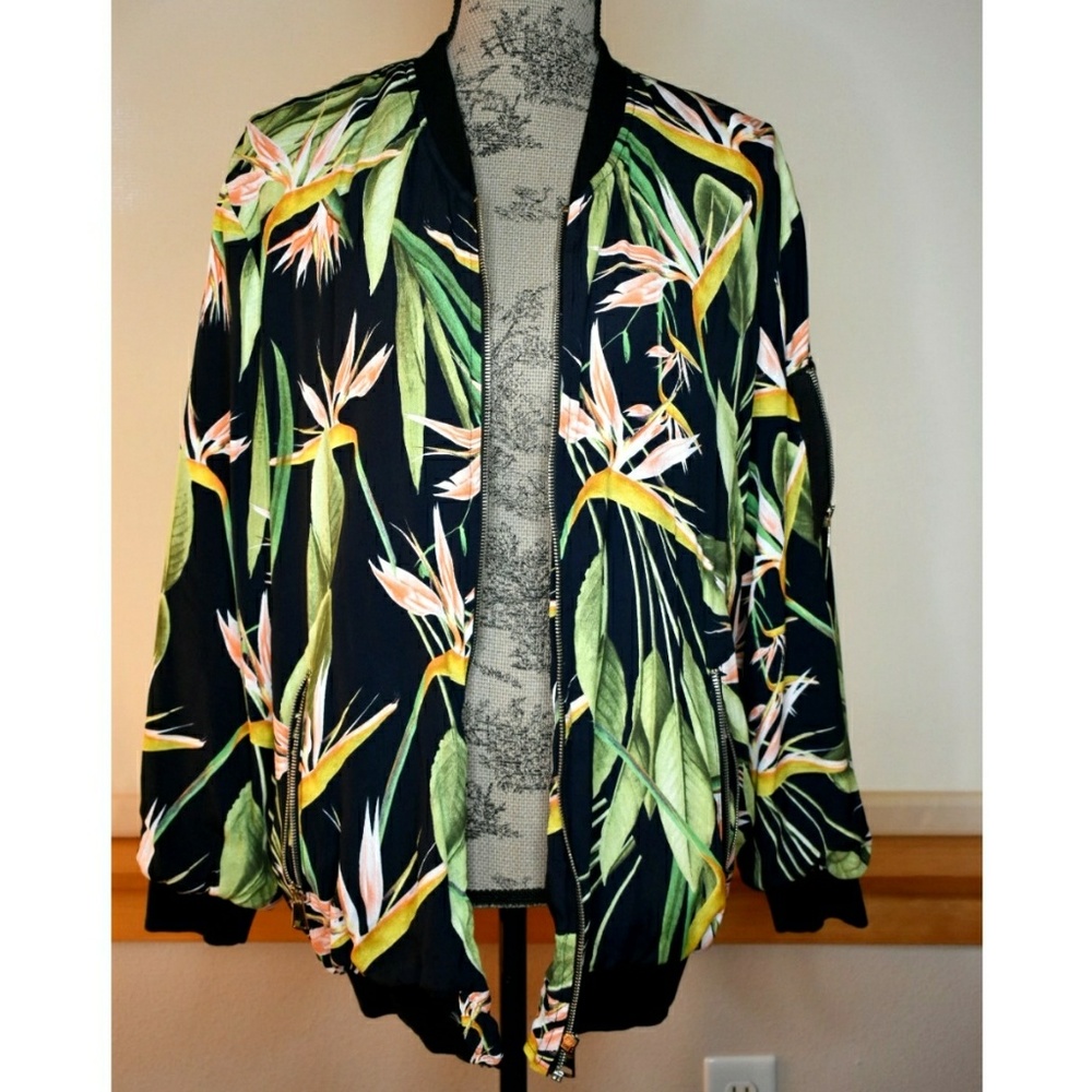 Zara Oversized Bomber Jacket